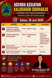 Agenda 30 Juni 2026